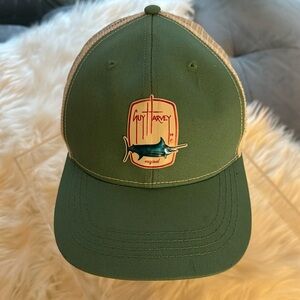 Guy Harvey mint green adjustable mesh hat